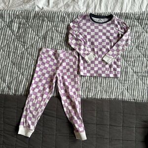 Primary | Checkered Long Sleeve PJ Set